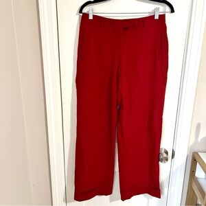 Moda International Wool Red Trousers